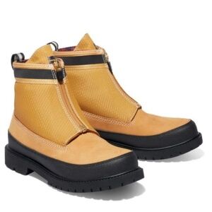 Timberland Heritage Modern Zip Boots. WHEAT NUBUCK NIB